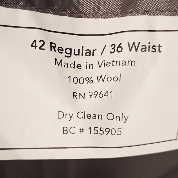 Gerald Austin Men 2 Piece Gray Suit - Picture 9 of 16